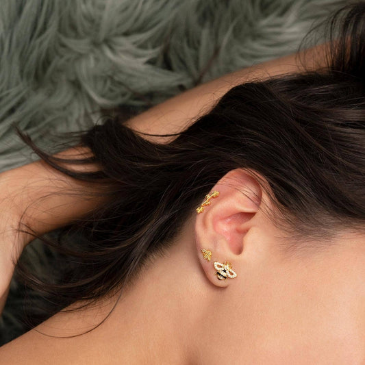 PIERCING-OHRRING „REINE DES ABEILLES“