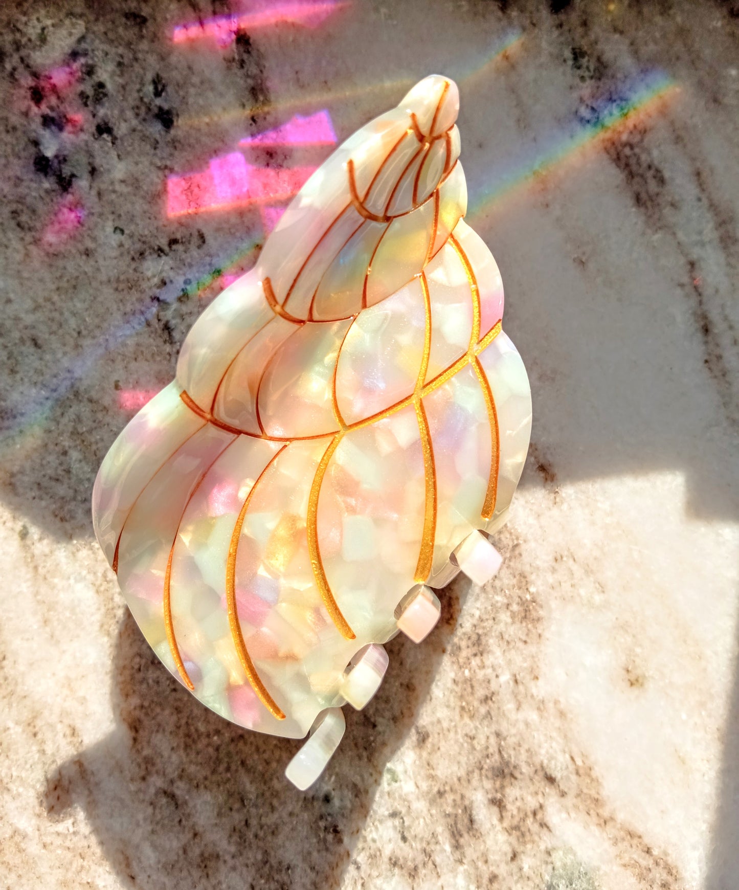 Hair claw "Shell", S