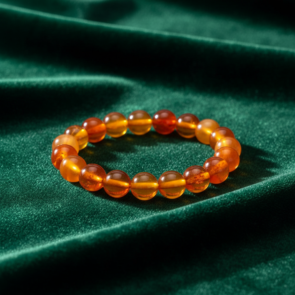 Armband auf grünem Samt