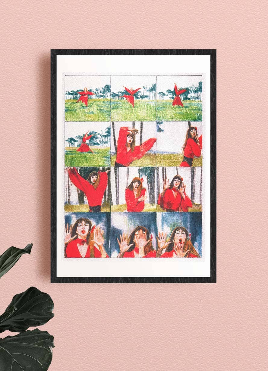 Kristina Tzekova – Kate Bush Wuthering Heights – Artprint A3