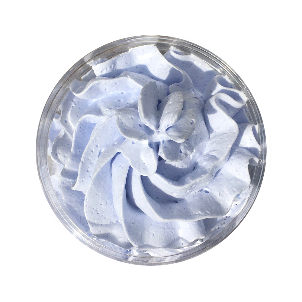 Lapis lazuli whipped cream for skin and hair