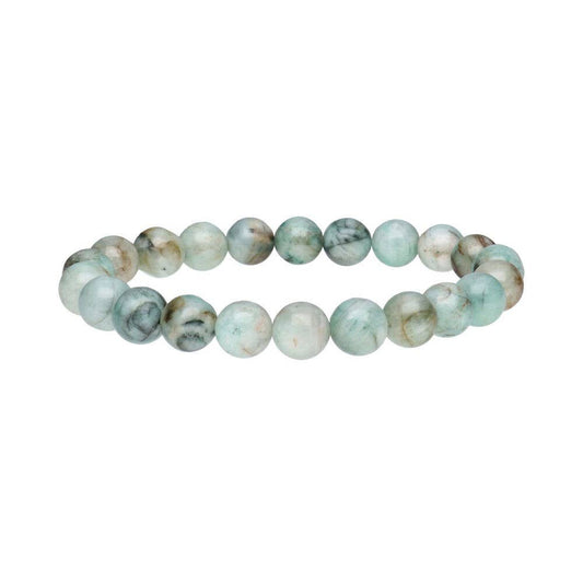 Armband mit Smaragdperlen 8mm