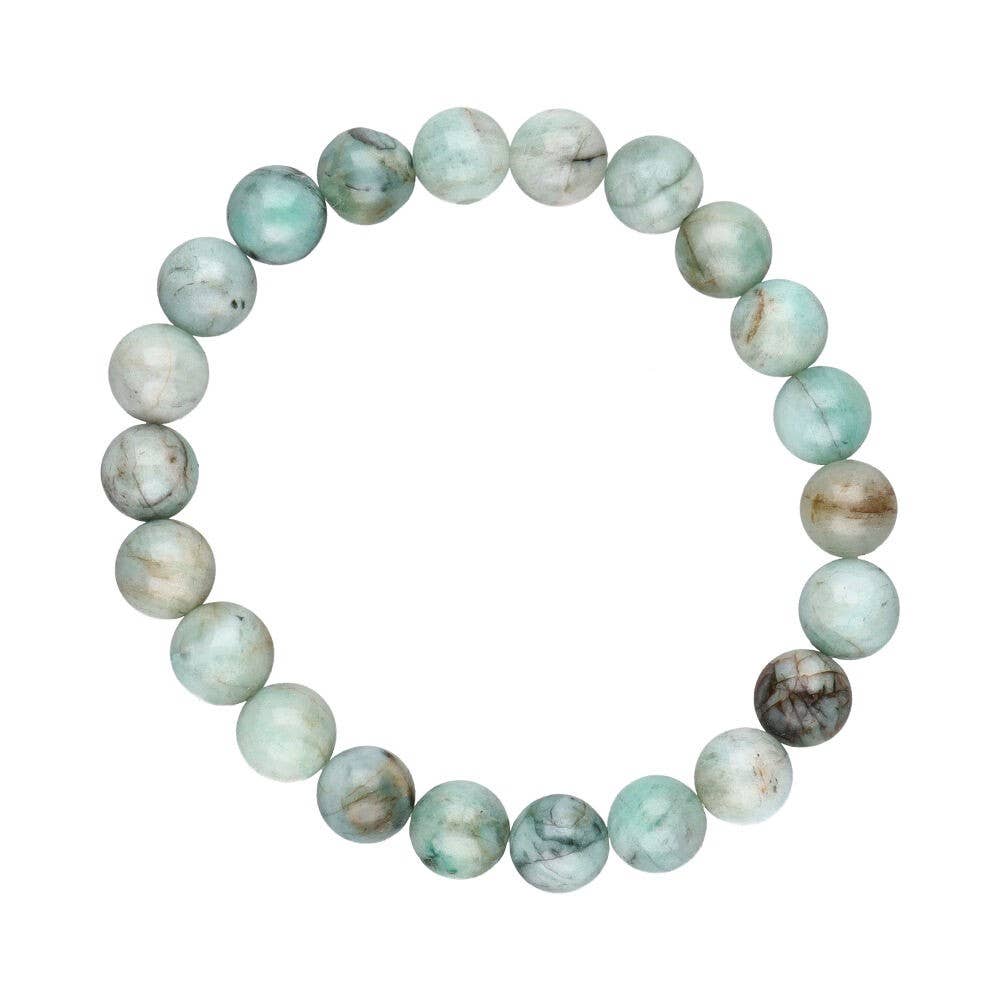 Armband mit Smaragdperlen 8mm