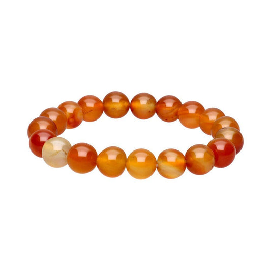 Karneolarmband, 10mm