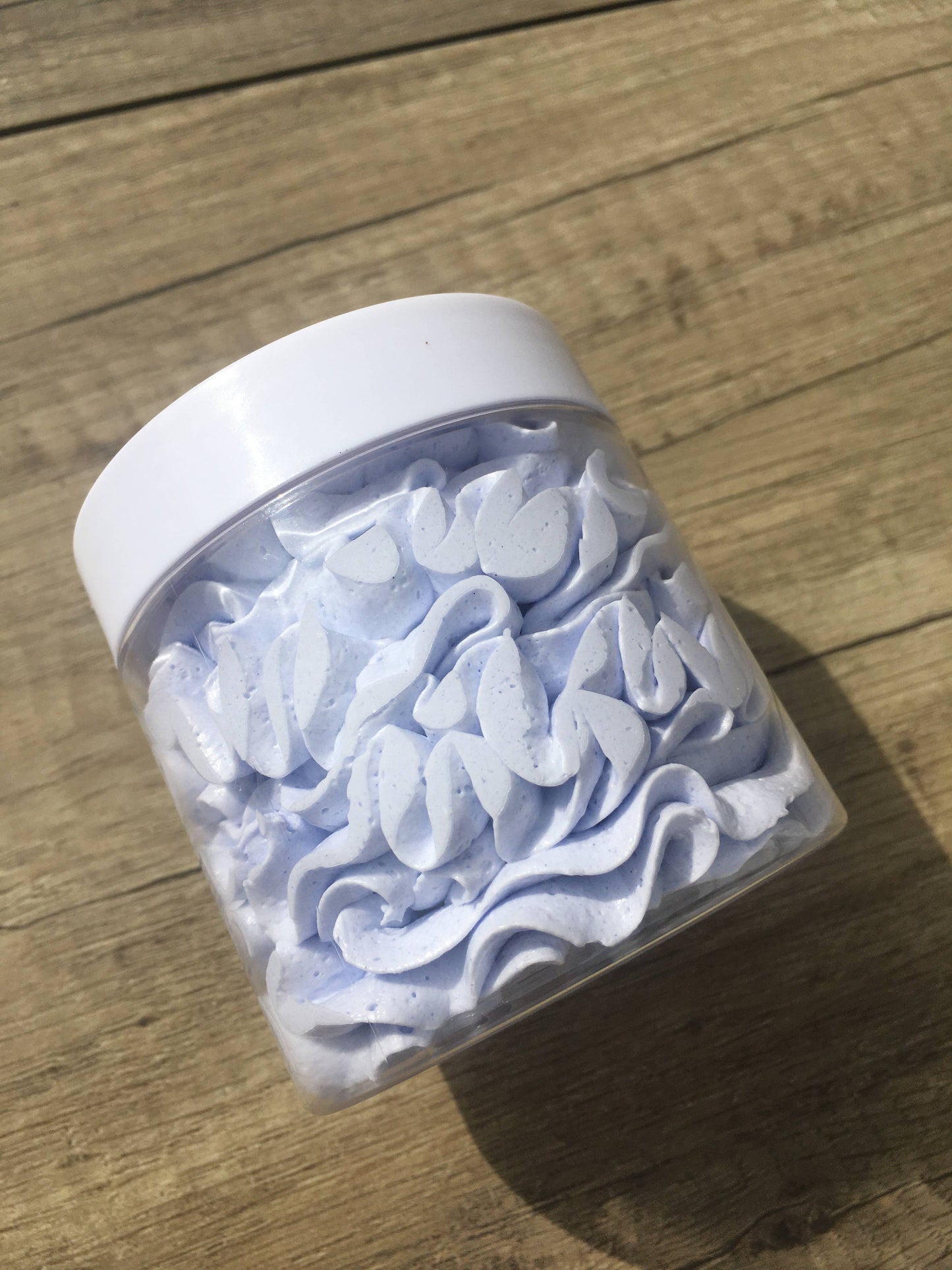 Lapis lazuli whipped cream for skin and hair