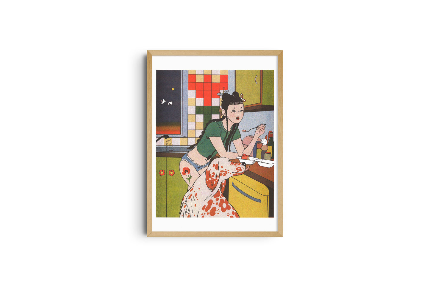 Sunny Wu – Midnight Snacks – Artprint A3