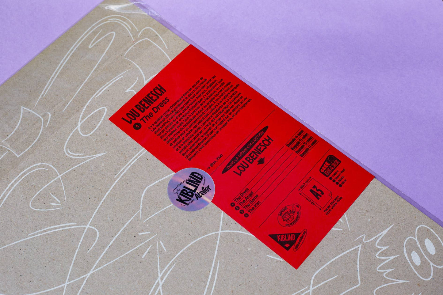 Lou Benesch A3 – The Dress - Poster