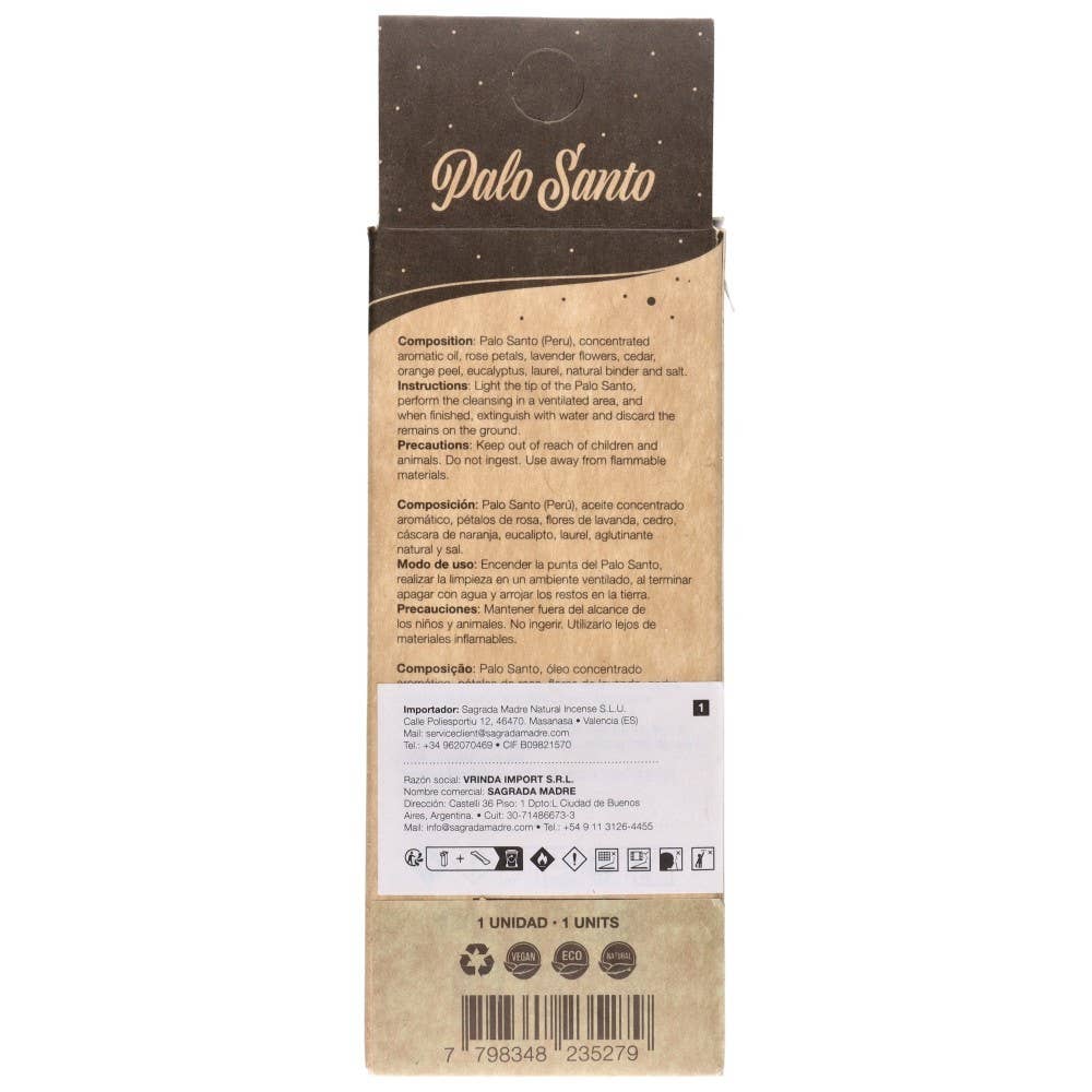 Sahumito Palo Santo - Heilige Mutter