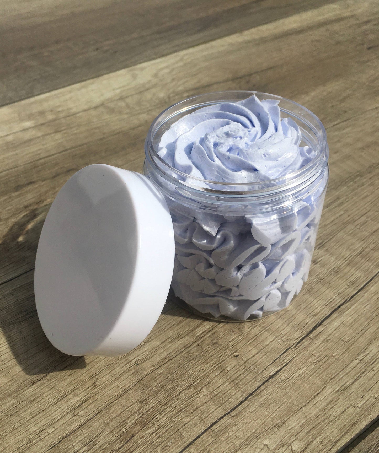 Lapis lazuli whipped cream for skin and hair