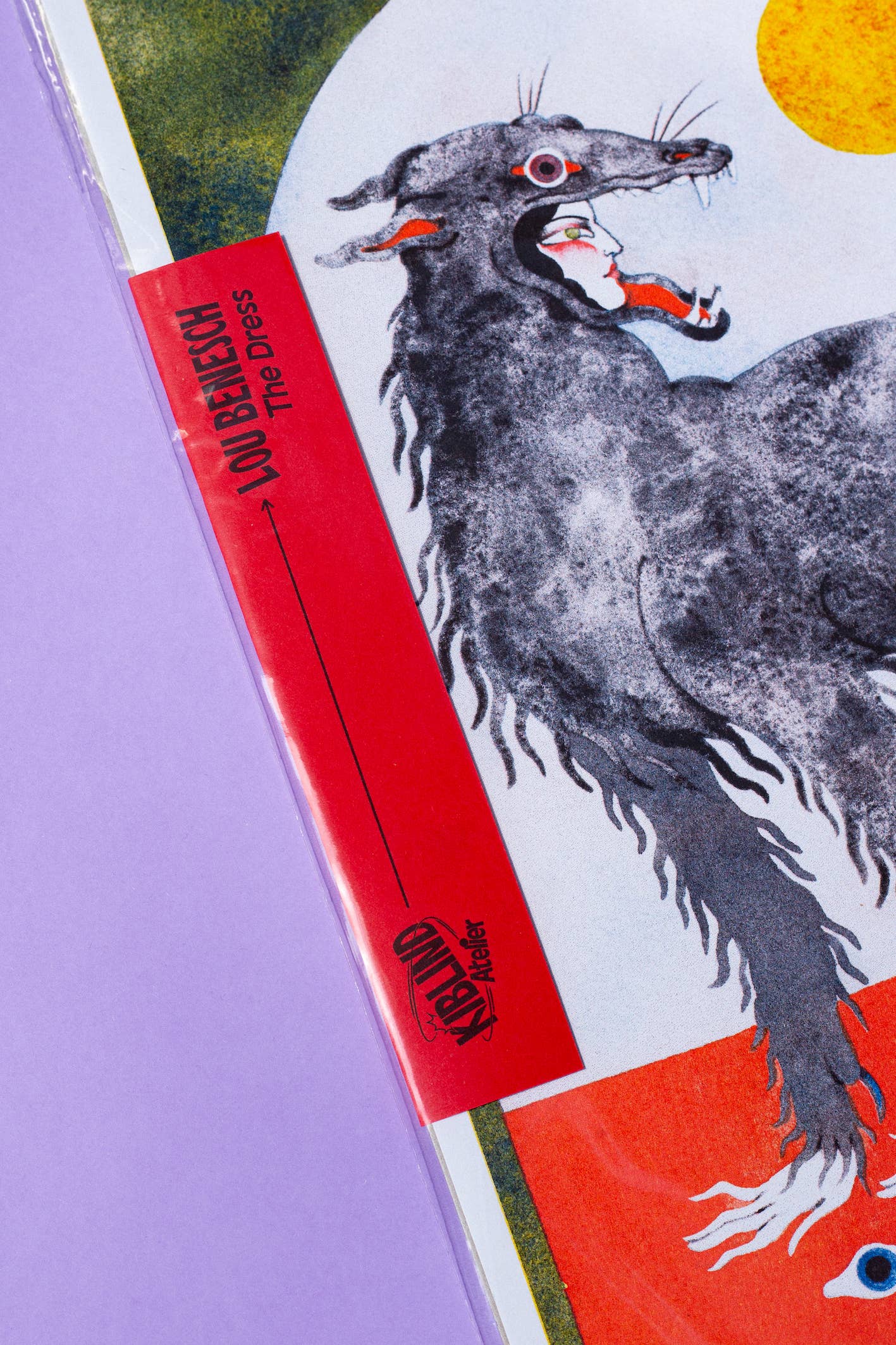 Lou Benesch A3 – The Dress - Poster