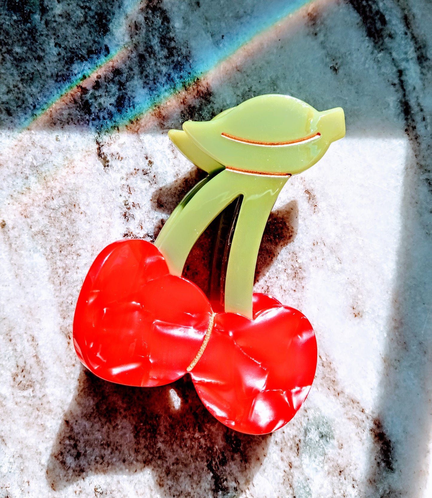 Hair claw "Cherry"