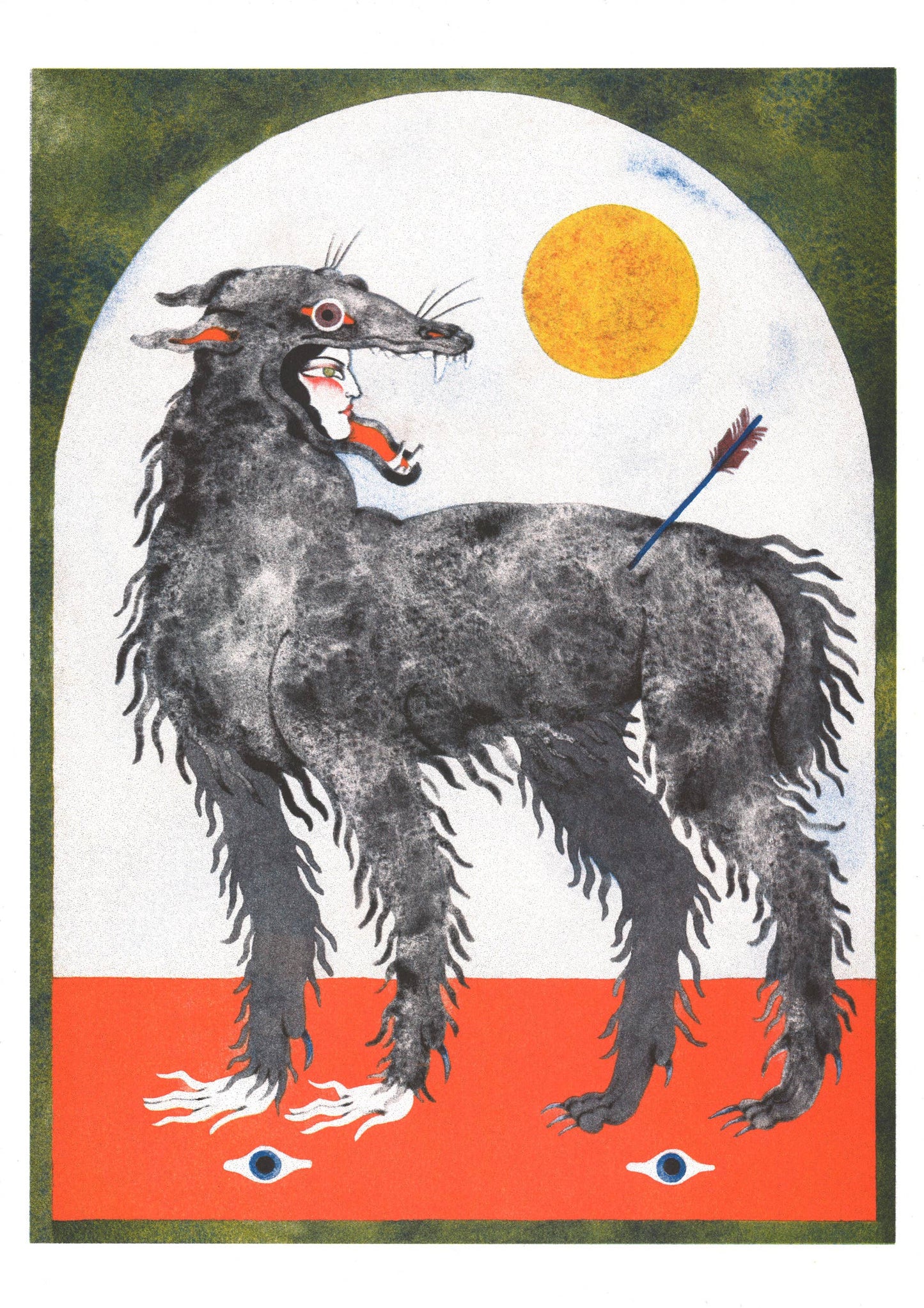 Lou Benesch A3 – The Dress - Poster