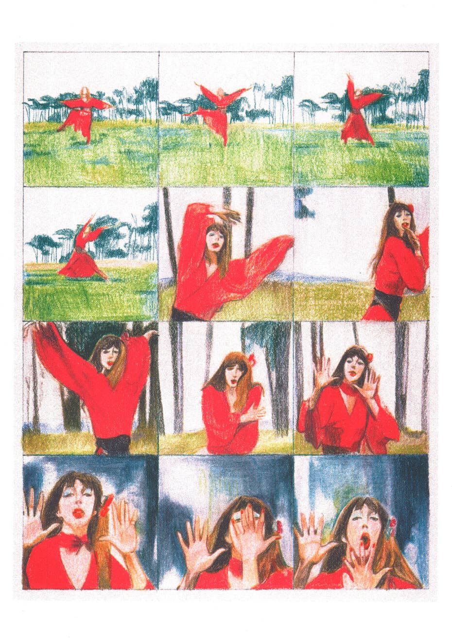 Kristina Tzekova – Kate Bush Wuthering Heights – Artprint A3