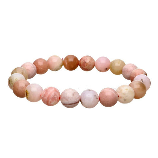 Rosa Opal Armband 10mm