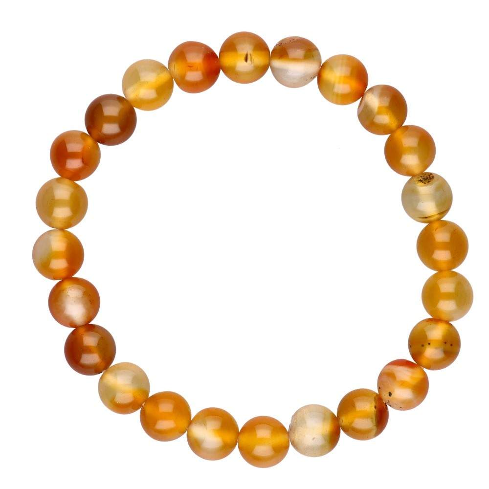 Karneol-Armband, 8mm