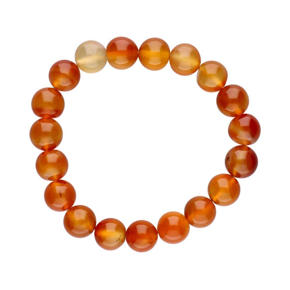 Karneolarmband, 10mm