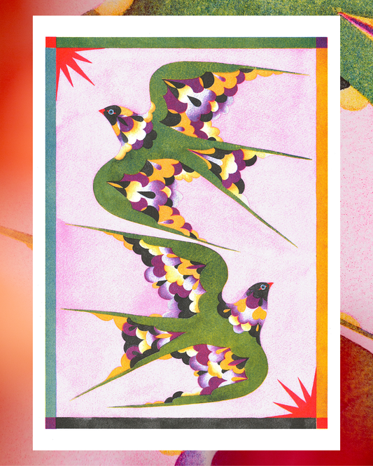 Lou Benesch A3 Poster – Tanz